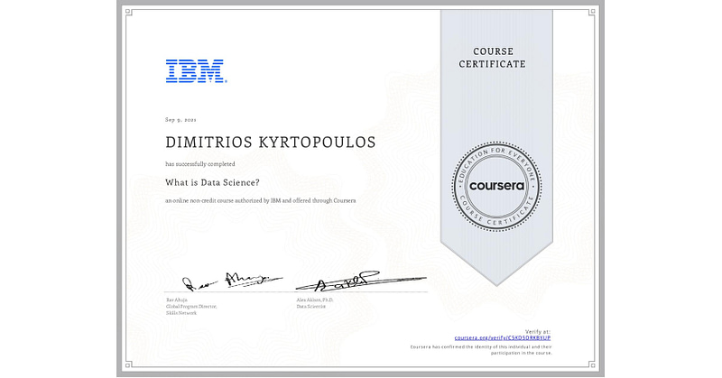 IBM What is Data Science Dimitris Kyrtopoulos